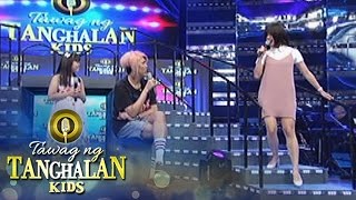 Tawag ng Tanghalan Kids Anne vocalizes while running [upl. by Htaek]