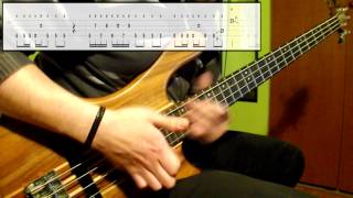 Daft Punk  Lose Yourself To Dance Bass Cover Play Along Tabs In Video [upl. by Caundra]