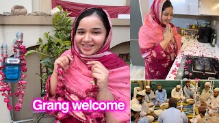 Gas meter ka grand welcome kiya  Alhamdulillah  sitara yaseen vlog [upl. by Lain783]