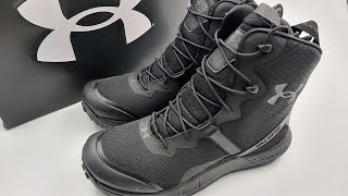 Under Armour Micro G® Valsetz Tactical Boots BlackJet Gray [upl. by Aicirtel]