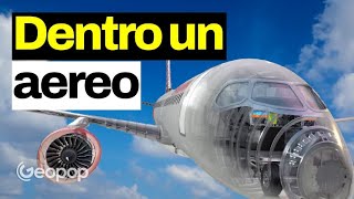 Come è fatto e come funziona un aereo di linea Ecco la ricostruzione 3D [upl. by Azyl821]