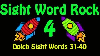 Dolch Sight Word Rock 4 Kindergarten Dolch Sight Words 3140 [upl. by Zurciram623]