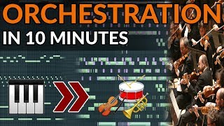 From Piano To Orchestra in 8 Minutes  How To Write Orchestral Music [upl. by Sheridan]