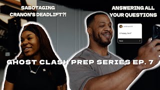 QampA  Deadlifts With Cranon  Ghost Clash Prep Series Ep 7 [upl. by Shafer]