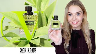 NEW VALENTINO BORN IN ROMA GREEN STRAVAGANZA PERFUME REVIEW 💚  Soki London [upl. by Etiam751]