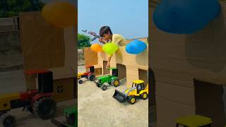 tractor malik ko gussa aaya tractor balloon bridge crossing automobile ytshorts [upl. by Rotsen382]