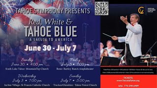 Red White amp Tahoe Blue Toccata Tahoe Symphony Concert [upl. by Faso]