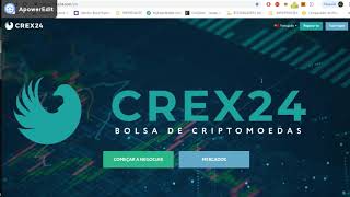 BITCOIN Corretora CREX24  PRIMEIRA PARTE  COMO SE CADASTRAR E ENVIAR DINHEIRO PARA ELA [upl. by Yunick]