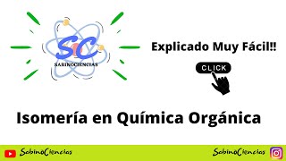 Isomería en Química Orgánica  De cadena de posición y Función  Muy fácil [upl. by Anuahc]