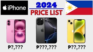 IPHONE PRICE LIST PHILIPPINES 2024 [upl. by Haisej]