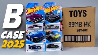 Unboxing Hot Wheels 2025  B Case [upl. by Acirretahs278]