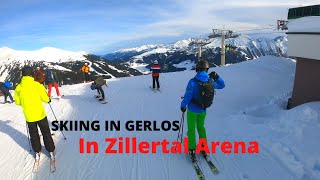 Skiing in Gerlos In The Zillertal Arena [upl. by Osanna]