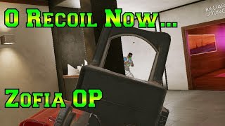 Zofia Now Has ZERO RECOIL  Rainbow Six Siege [upl. by Akinot]