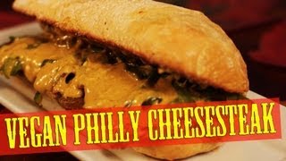 Philly Cheesesteak Recipe  Vegan  The Vegan Zombie [upl. by Gnahc]