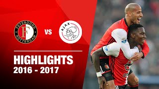 Highlights  Feyenoord  Ajax  Eredivisie 20162017 [upl. by Hallam]