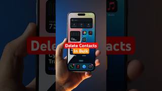 iPhone Hack Bulk Contacts Deletetion iphone ios18 [upl. by Aerdnat]