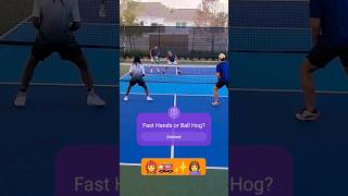 Fast Hands Pickleball Player or Ball Hogging pickleball pickleballfirefight pickleballhighlights [upl. by Apollus125]