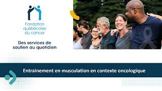 Entrainement en musculation en contexte oncologique [upl. by Nosidda]