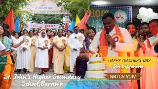 Teachers Day 2024 Full Video St Johns HS School Barama [upl. by Labannah]