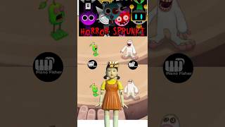 Squid Game Doll Vs Horror Incredibox Sprunki  In My Singing Monster shorts [upl. by Aleiram]