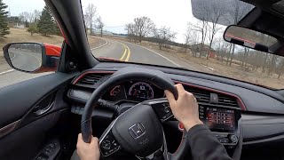 2020 Honda Civic Si Sedan  POV Driving Impressions [upl. by Brozak]