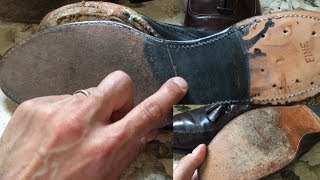 Resoling shoes half sole vs full resole explained [upl. by Larine814]