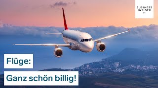 Billigflieger Mit diesen Tricks werden die Preise so niedrig gehalten  Ganz schön billig [upl. by Llerrit]