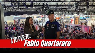 Fabio Quartararo “MartinBagnaia Jorge il titolo ce l’ha in mano”  EICMA 2024 [upl. by Eliathan]