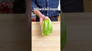 Make romaine lettuce last longer and stay crisp by storing in aluminum foil groceries mealprep [upl. by Boffa]