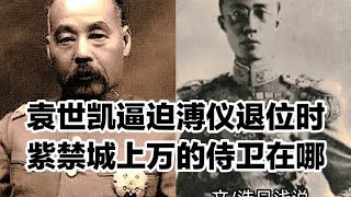 袁世凯逼迫溥仪退位时，紫禁城上万的侍卫在哪？为什么不去保护😯 [upl. by Ahsilet]