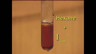 I2 in Hexane [upl. by Carlyle]