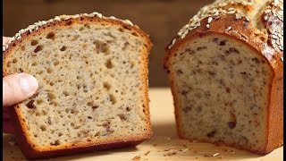 Ich FAND Das BESTE Brot Rezept Ohne Zucker [upl. by Ayaros679]