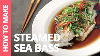 How to make Steamed Sea Bass quot蒸鲈鱼quot — Recipe by Plated Asia [upl. by Chaudoin]