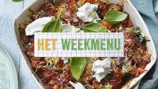 Het Weekmenu 2  Vegetarische pastarolletjes  Peppe Giacomazza [upl. by Leaffar]