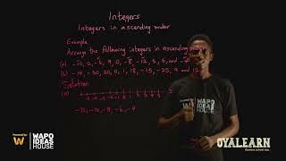 JSS1  Mathematics  Integers  Integers in ascending order [upl. by Kelbee]