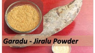 Garadu Masala  Jiralu Powder English [upl. by Eddi]