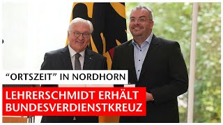 Bundesverdienstkreuz für quotLehrerschmidtquot Kai Schmidt aus Nordhorn  Ortszeit Nordhorn  GNOnline [upl. by Euqram]