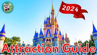 Magic Kingdom ATTRACTION GUIDE  2024  All Rides  Shows  Walt Disney World [upl. by Aid373]