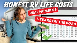 Everything We’ve Spent in the Last 5 Years True Costs of Living in an RV [upl. by Eleaffar263]