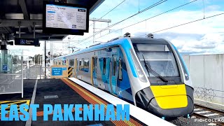 Trains at the newly Electrified EAST PAKENHAM station [upl. by Leizar]