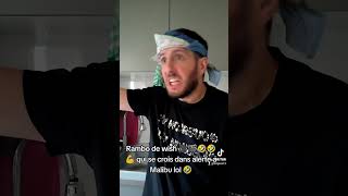 abonnetoi LeDedoubleur Rambo de wish qui se croit dans alerte a Malibu lol 🤣 humour acting [upl. by Anerok]