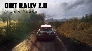 Enjoying Dirt Rally 20 Poland  Citroën C3 R5 [upl. by Nitsyrc408]