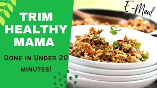 Trim Healthy Mama quotEquot Skillet Meal Cowboy Grub  Crossover option [upl. by Dylan152]