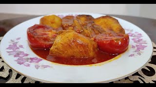 The best recipe for Eggplant Stew with Chicken  خورشت بادمجان یا مرغ بسیار آسان و خوشمزه [upl. by Ahsieuqal650]