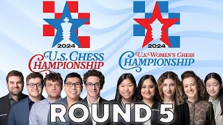 2024 US Chess Championships Round 5 [upl. by Bennet828]