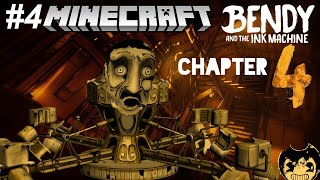 Bendy and the Ink Machine Chapter 4 in Minecraft Part 4  Map Showcase [upl. by Aira]