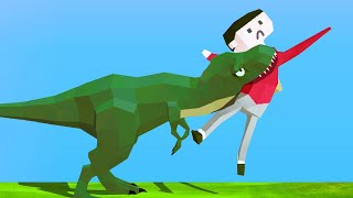 I FED Ragdolls to a Dinosaur Puppetman Ragdoll [upl. by Granville]