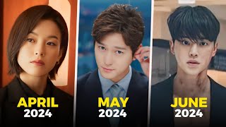 12 MostAnticipated Korean Dramas Releasing in 2024 AprilJune [upl. by Kloman]