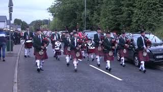 Trillick Pipe Band  Ballinamallard Accordion 2024 [upl. by Xila]