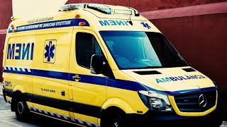 PORTUGUESE AMBULANCES INEM RESPONDING SIREN  FIVE MINUTES  DIEGO TV [upl. by Ahsirhcal179]